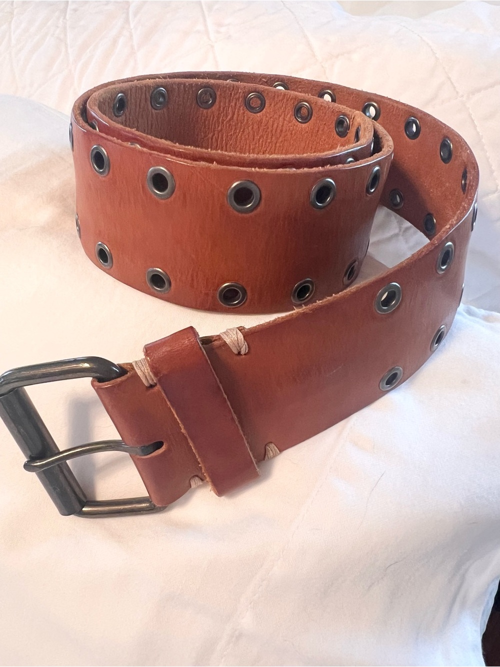 GAP Brown Leather Eyelet Belt
